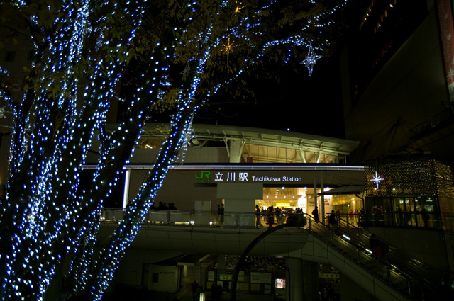 立川駅南口イルミ04