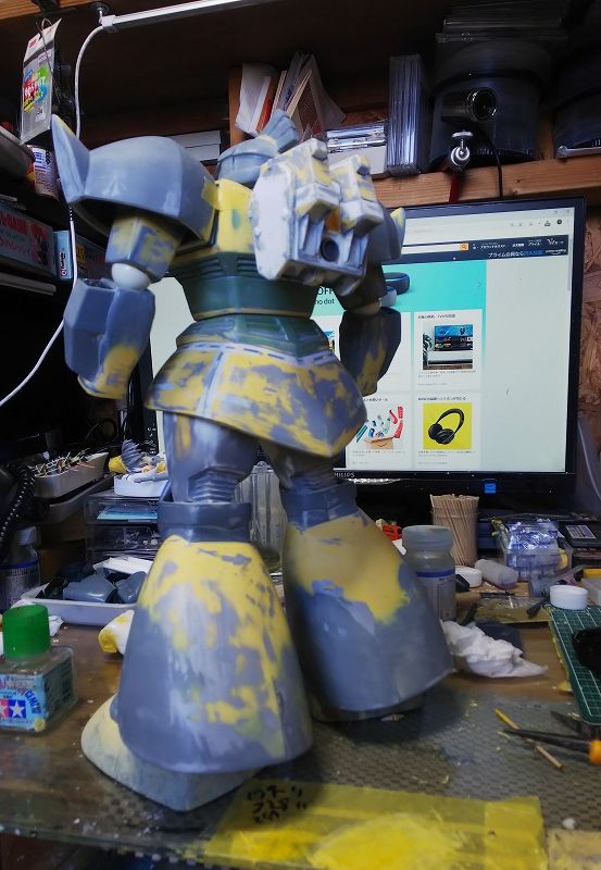 旧キットはでかいキットばかり作ってる気がするｗｗ ガンプラ旧キット1 60 量産型ゲルググ Second Arts Harukiya ついんて る の改造