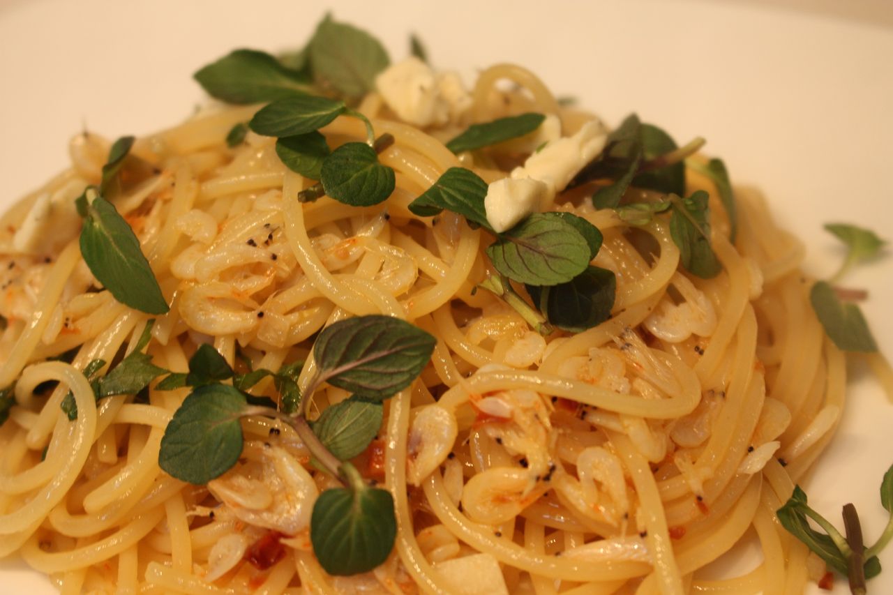 釜揚げ小エビ オキアミ のパスタ Harumao Papaのblog