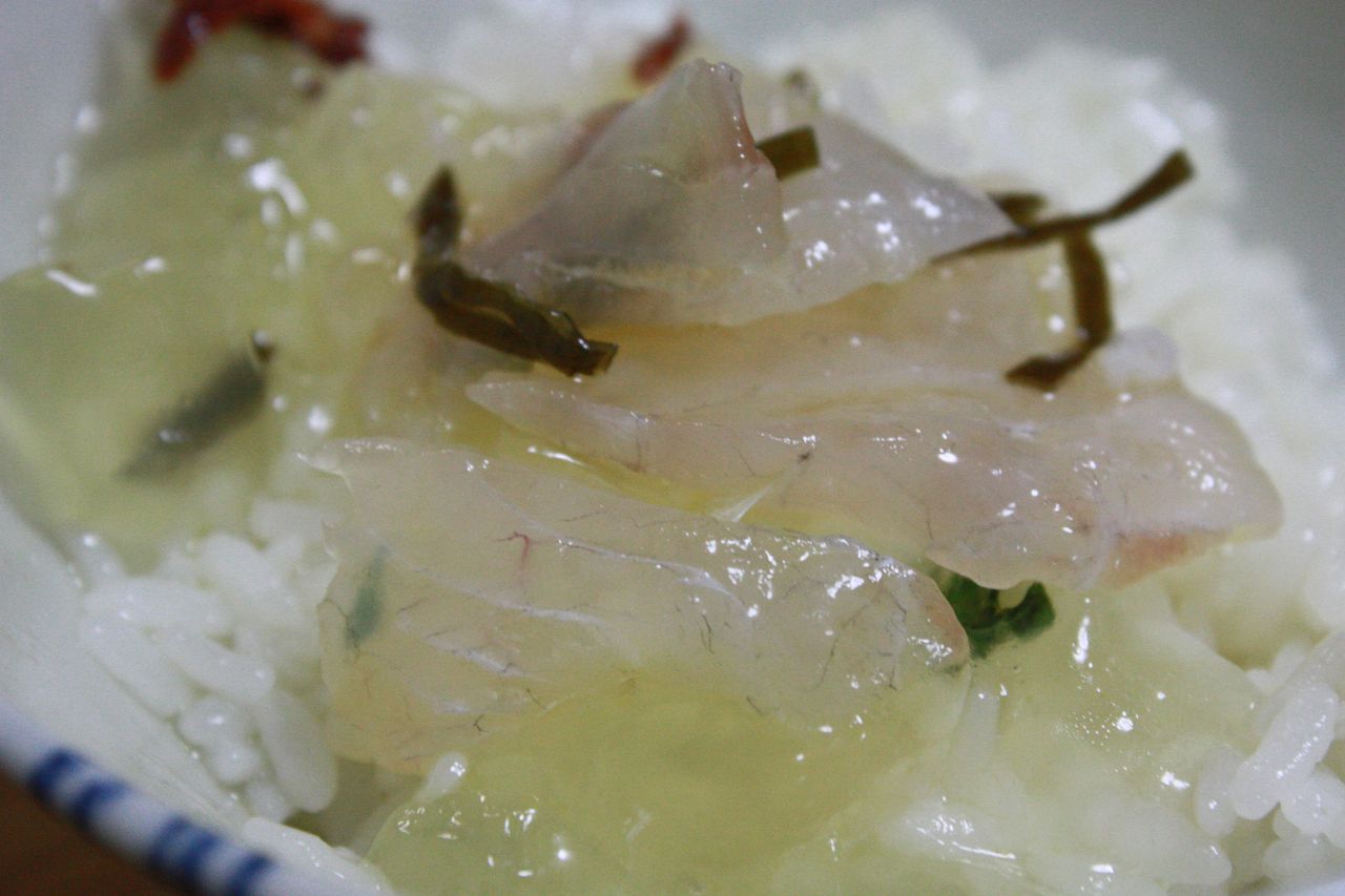 スズキの昆布締めと鱸ジュレ Harumao Papaのblog