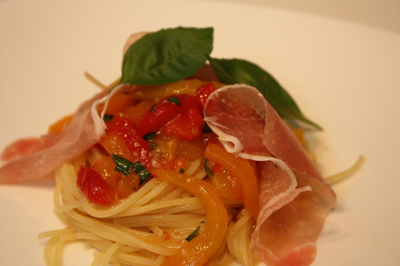パプリカの冷製パスタ Harumao Papaのblog