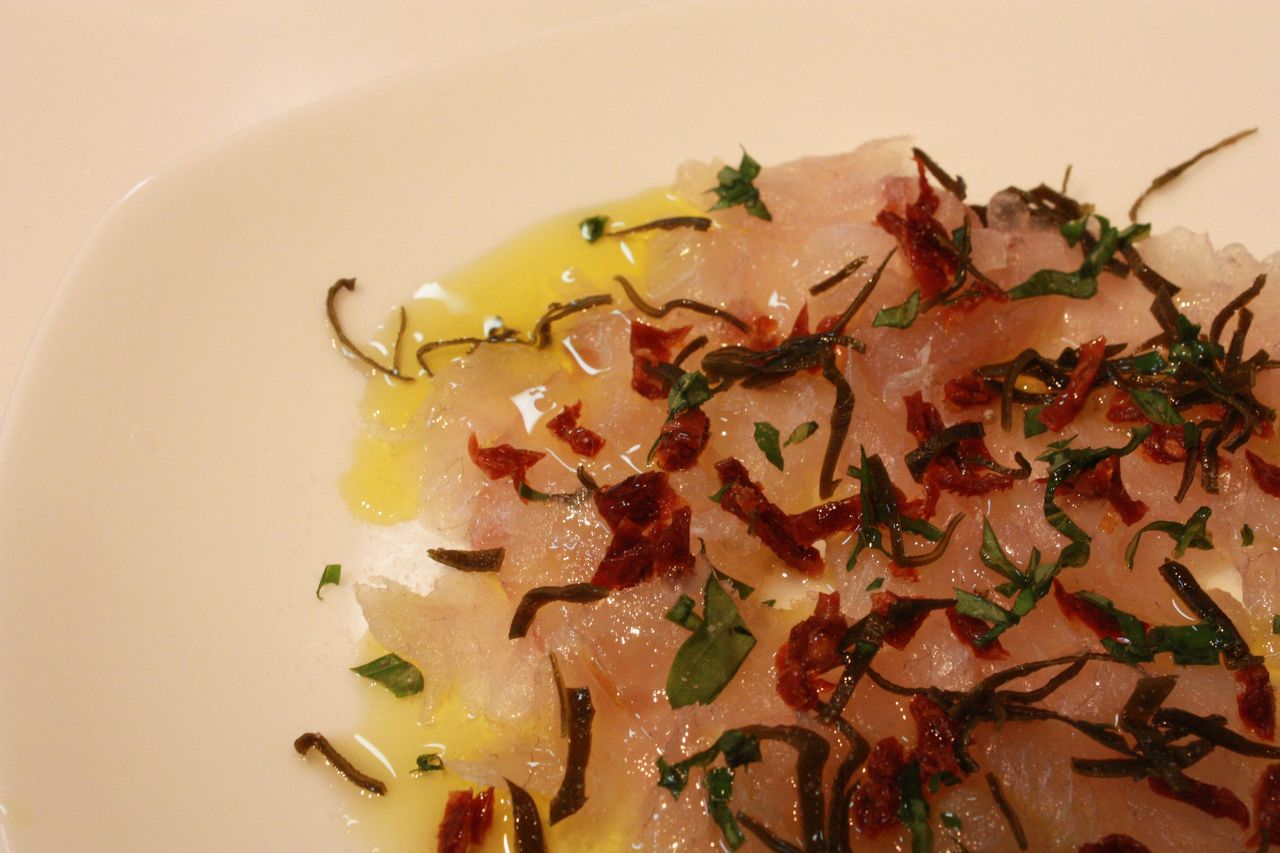 スズキの昆布締めと鱸ジュレ Harumao Papaのblog