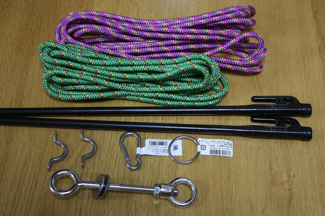 ハンモックスタンド ハンガー を自作 ご機嫌なキャンプ Harumao Papaのblog
