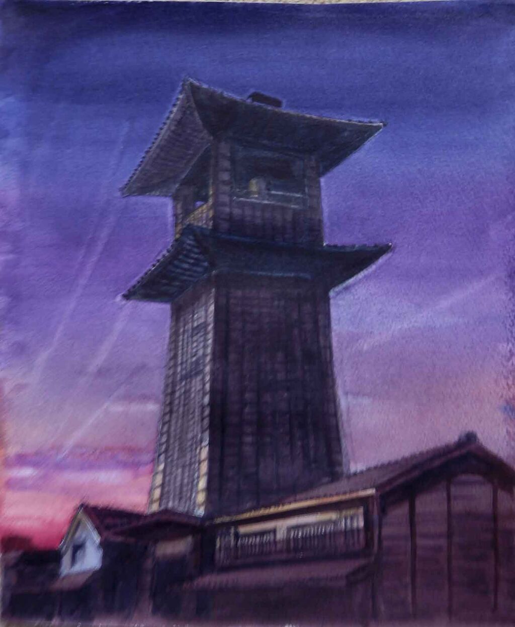 川越 時の鐘 : 酒井春迷の「迷画人」ブログ