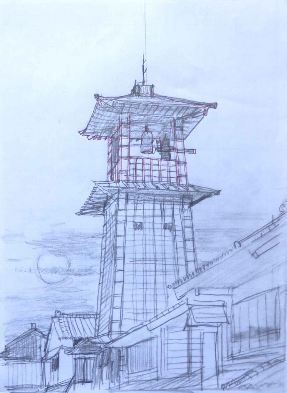 川越 時の鐘 : 酒井春迷の「迷画人」ブログ