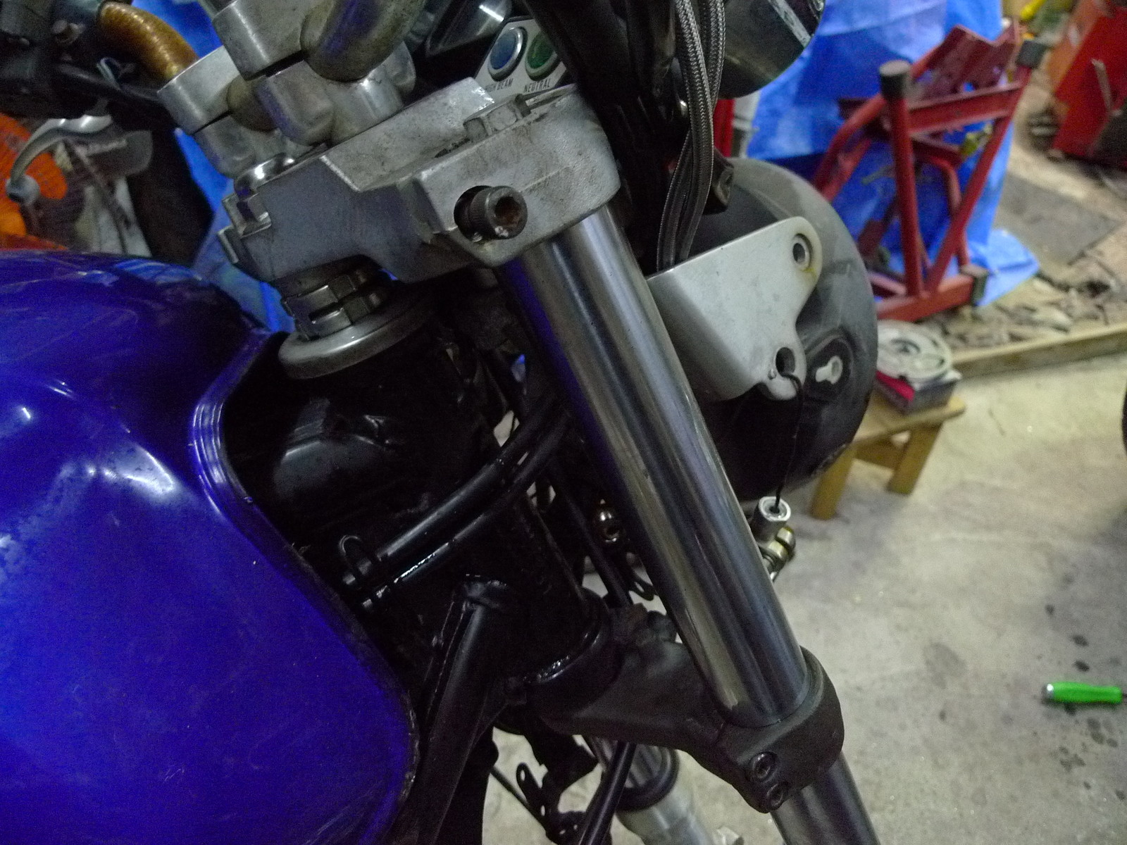 563 事故車のXJR400を直してみる！その1 : 神奈川横浜☆春ノ木