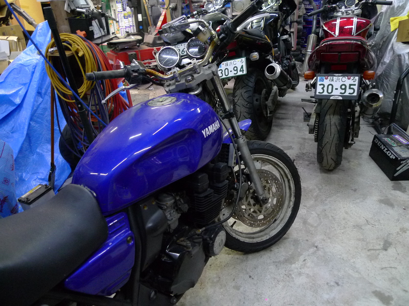 563 事故車のXJR400を直してみる！その1 : 神奈川横浜☆春ノ木