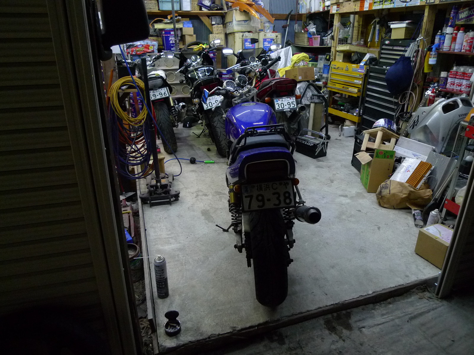 563 事故車のXJR400を直してみる！その1 : 神奈川横浜☆春ノ木