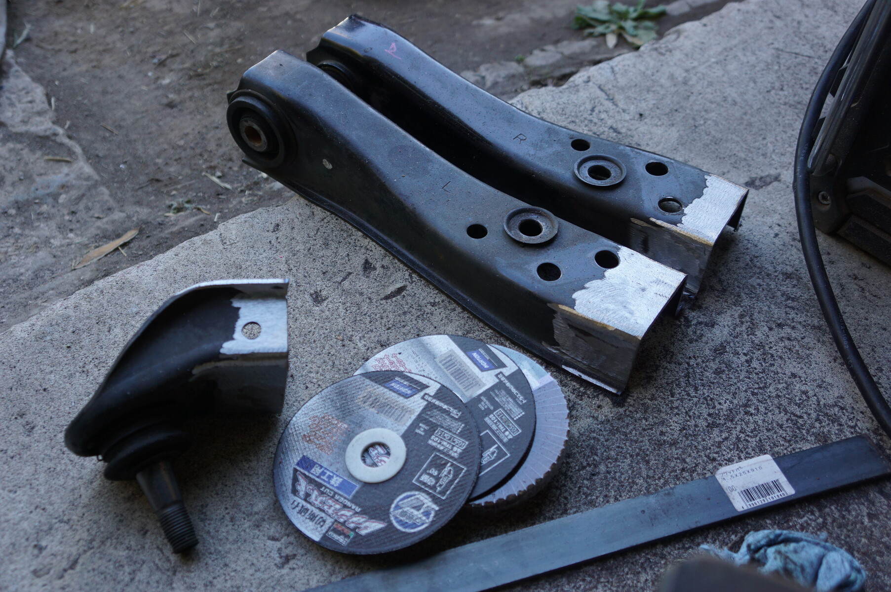 延長ロアアーム C35 S14 S15 シルビア 延長加工 ロアアーム 35ミリ S15