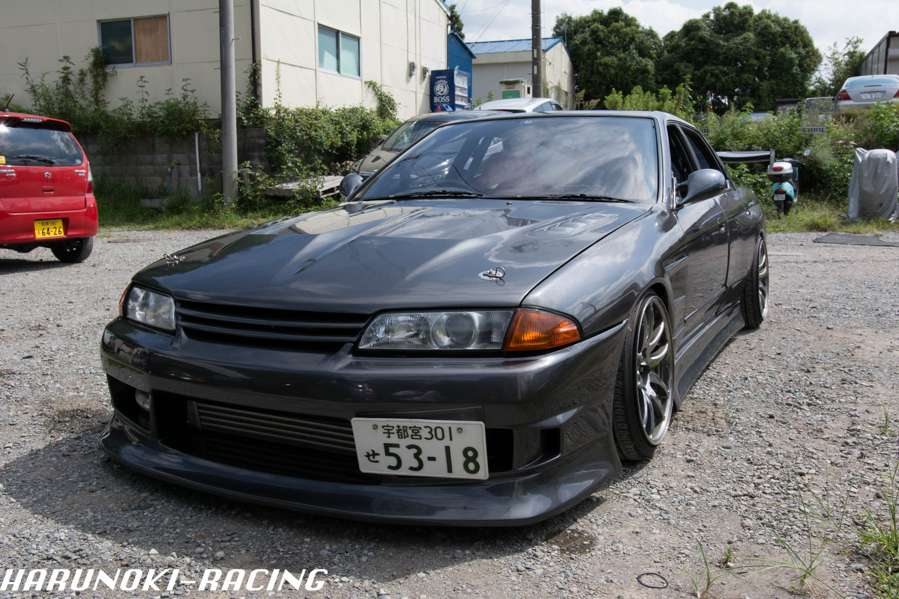 546 旧車の車検もお任せ下さい Hcr32引っ張りタイヤでどーん 神奈川横浜 春ノ木レーシング公式ブログ