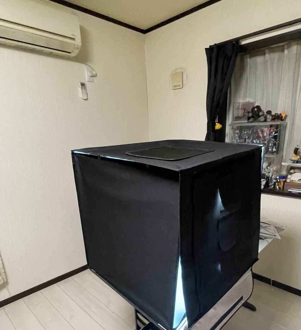 美品　撮影ボックス SAMTIAN 60x60x60cm 調光器付き Amazon | 撮影ボックス SAMTIAN 60x60x60cm 6*背景布（黒、白、青、赤
