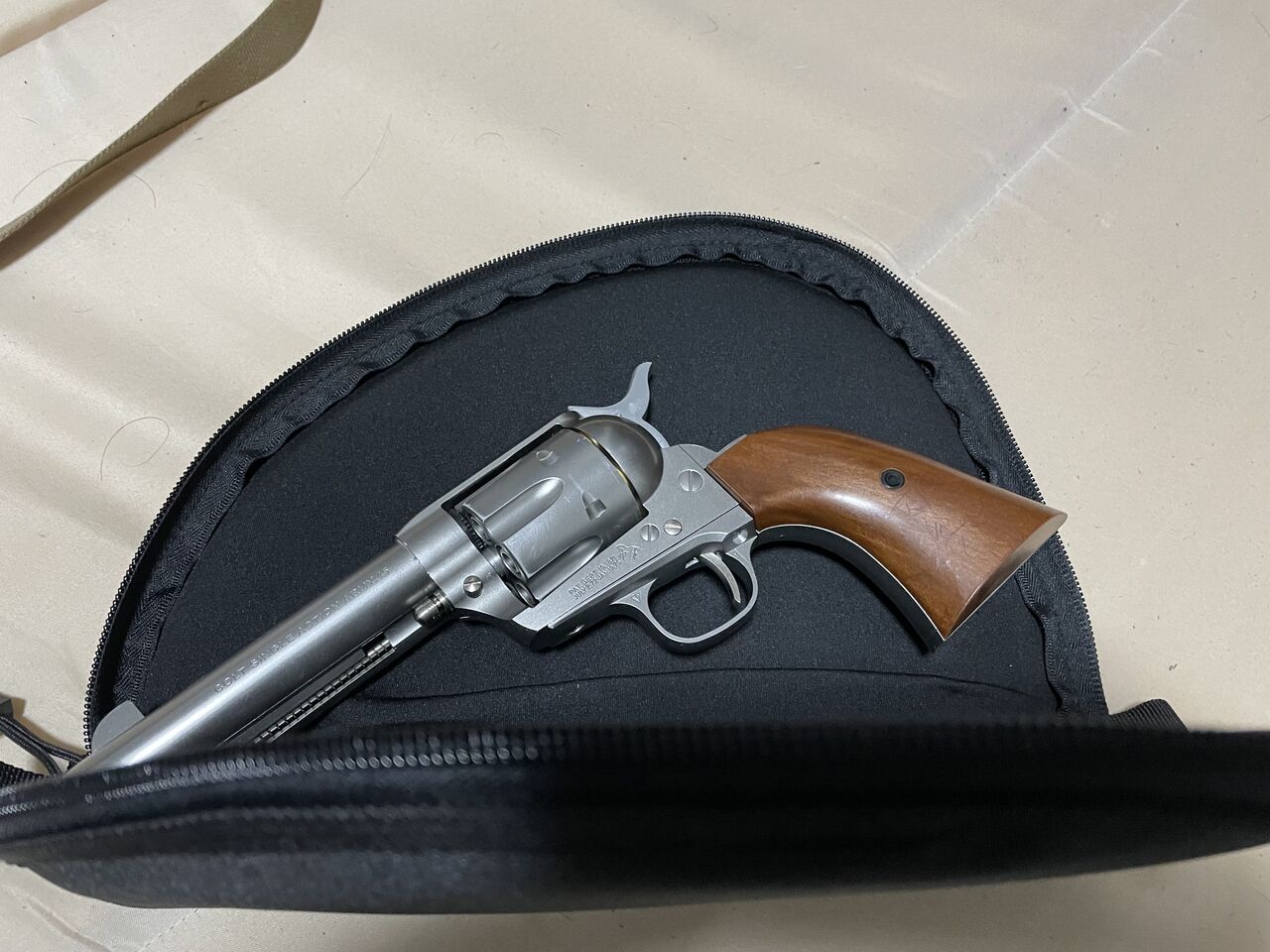 レビュー】SAA.45 4-3/4インチ が入る 安価なソフトハンドガン