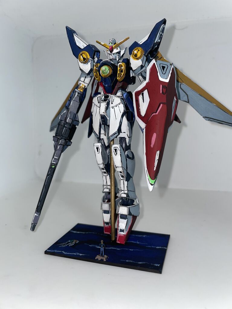 HGAC ウイングガンダム アニメ塗り、レビュー : ガジェットとホビーの