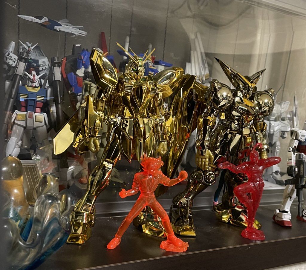 機動武闘伝Gガンダム】メッキ版 MG ゴッドガンダム マスターガンダム