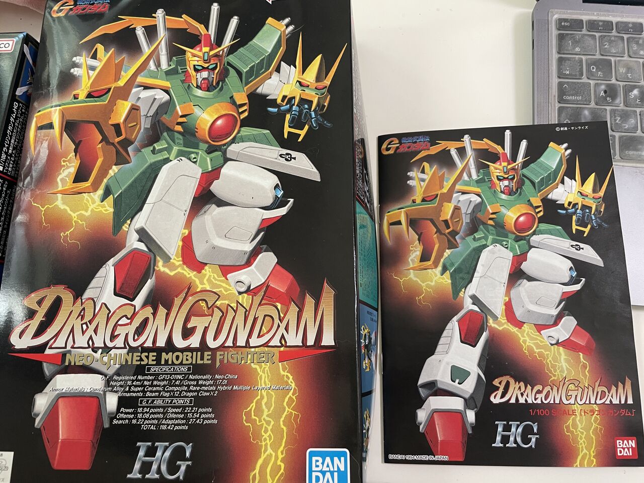 レビュー】旧キット HG1/100 ドラゴンガンダム ぱち組レビュー