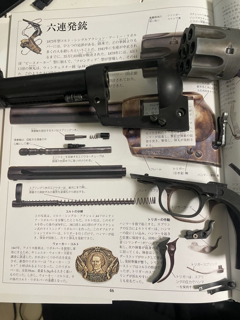 COLT WALKER HWS 弾丸は発射できません。 コルト・リボルバー