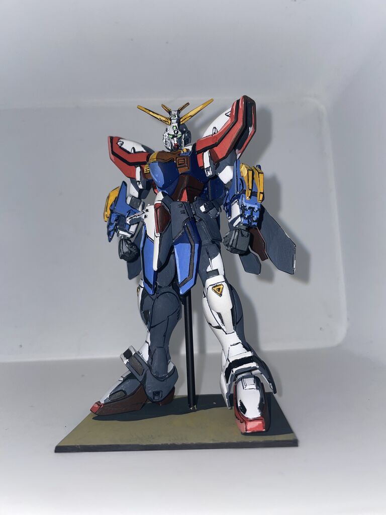 お手軽【旧キット改造】 機動武闘伝 Gガンダム ゴッドガンダム