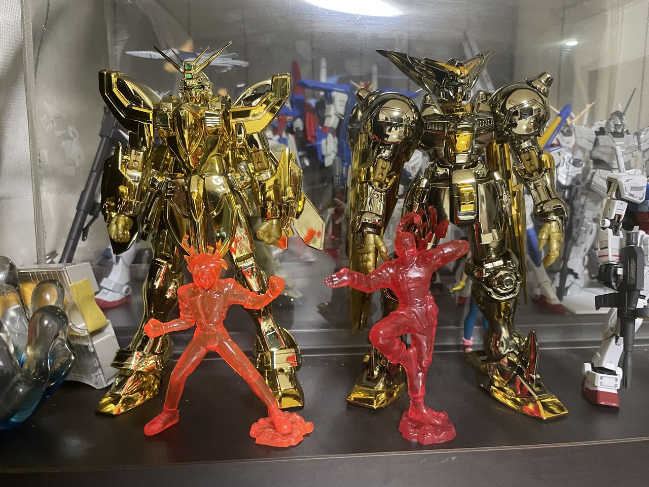 MG ゴッドガンダム&マスターガンダム MG ゴッドガンダム+マスターガンダム+バージョンアップパーツ未組立