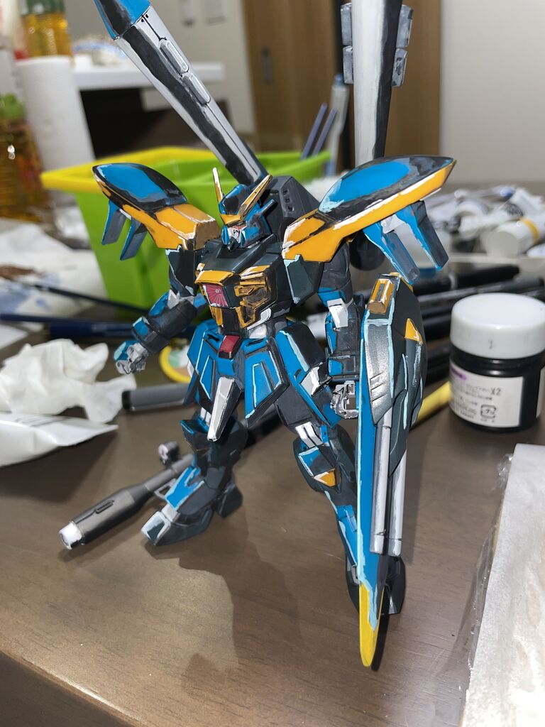 チャレンジ】初心者にガンプラをアニメ塗りしてもらってみた