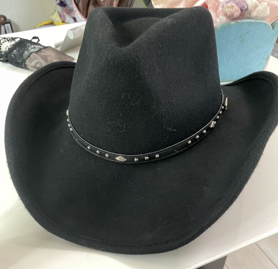 アメリカ製ウエスタンハット 黒、THE ROUNDUP アメリカ製ウエスタンハット 黒、THE ROUNDUP