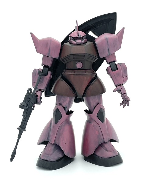 チャレンジ】初心者にガンプラを黒立ち上げ、筆塗り全塗装してもらって