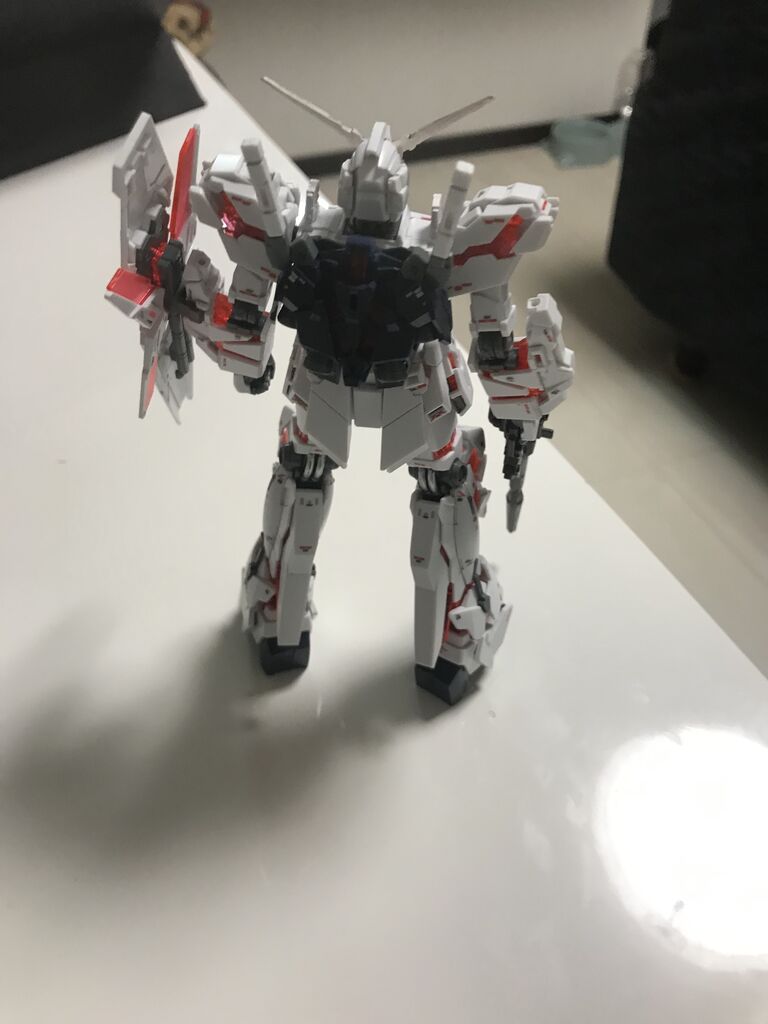 Hgucユニコーンガンダム デストロイモード 簡単仕上げ作例 レビュー ガジェットとホビーのブログ