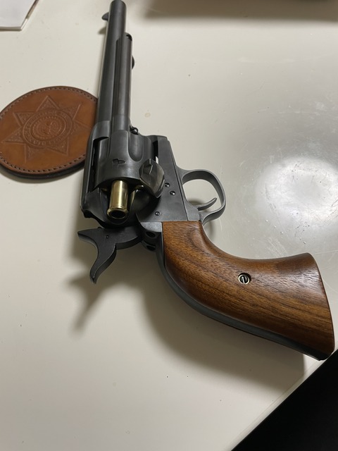 コルトSAA.45 アーティラリー エクセレント HW 木製グリップ仕様