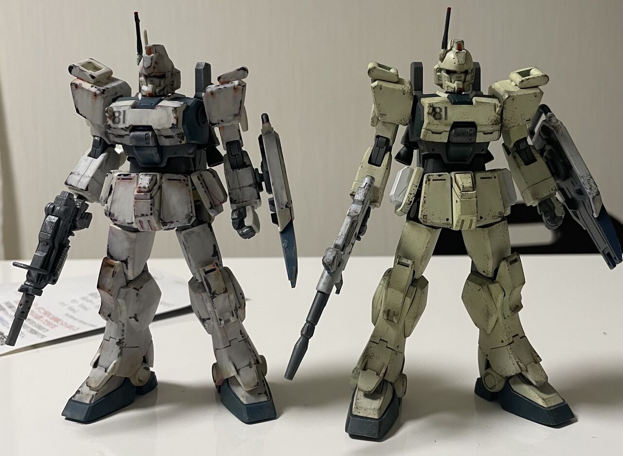 過去作HGUC Ez8 全塗装、改造まとめ : ガジェットとホビーのブログ
