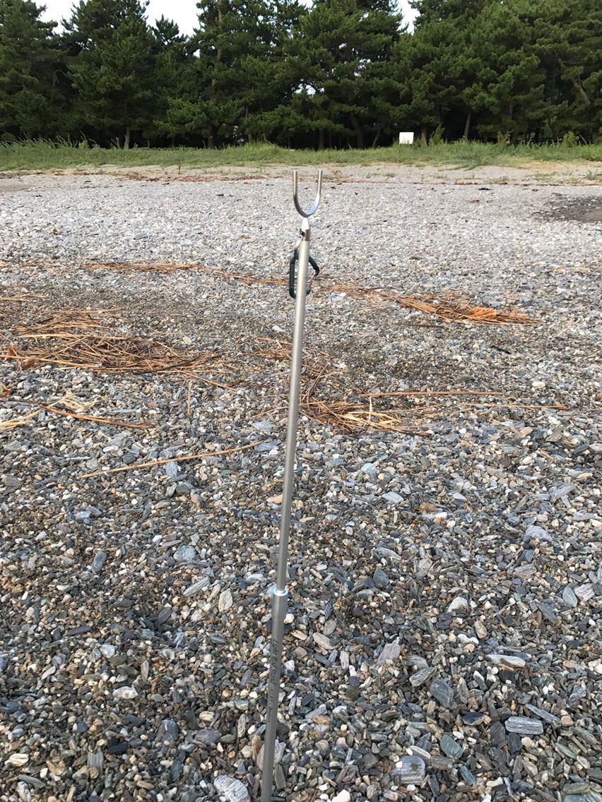 やっとサーフロッドスタンドを使うことができました サーフ釣り日記 やっとサーフロッドスタンドを使うことができました サーフ釣り日記