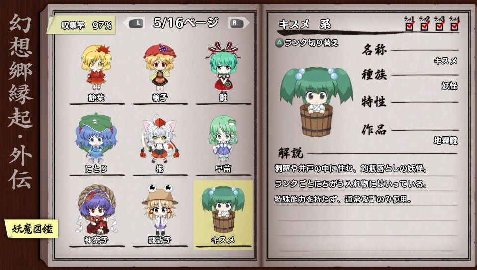 不思議の幻想郷ムカつくキャラランキングトップ１０ で紹介された敵キャラの対処方法 ハサ兄 萌え系 ブログ