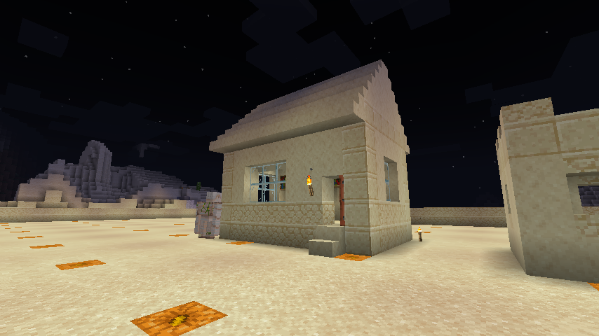 ほぼバニラのマイクラ日記 旧村施設建築 はせピンのマイクラ日記