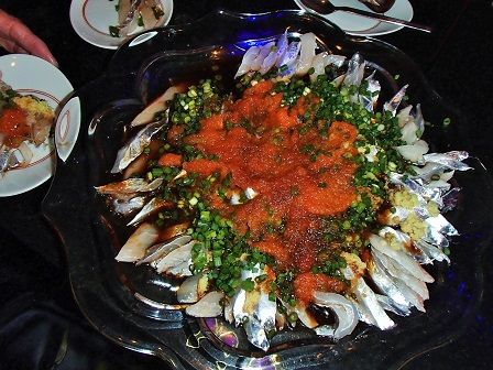 柿に栗に太刀魚のたたき 加山こうじと打合せ 美味しい楽しい秋の夜 ヒロノツトム の 走れタコ
