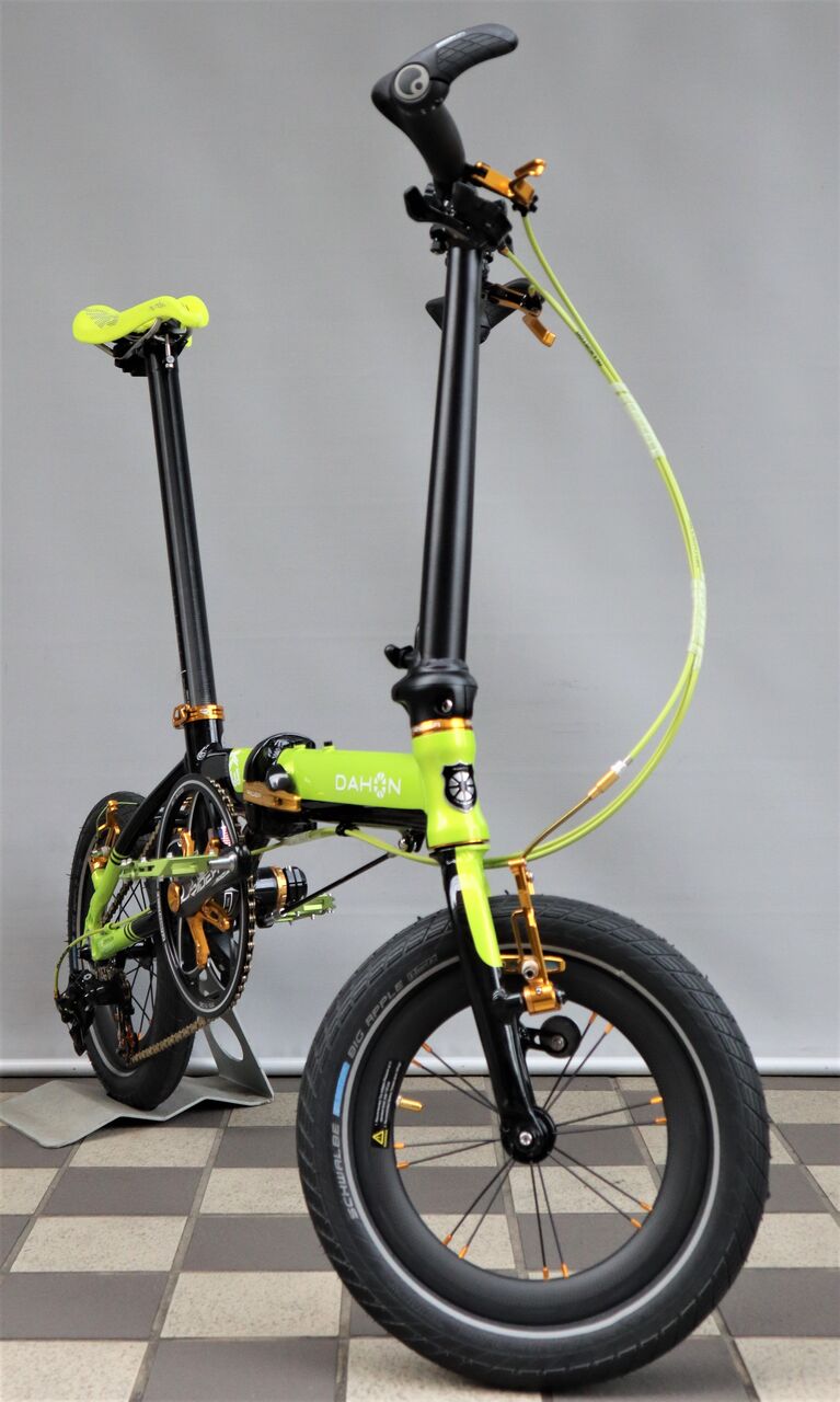 DAHON K3 ゴールドカスタムにカーボンホイール【橋輪Blog】 : 橋輪 DAHON K3 ゴールドカスタムにカーボンホイール【橋輪Blog】 : 橋輪