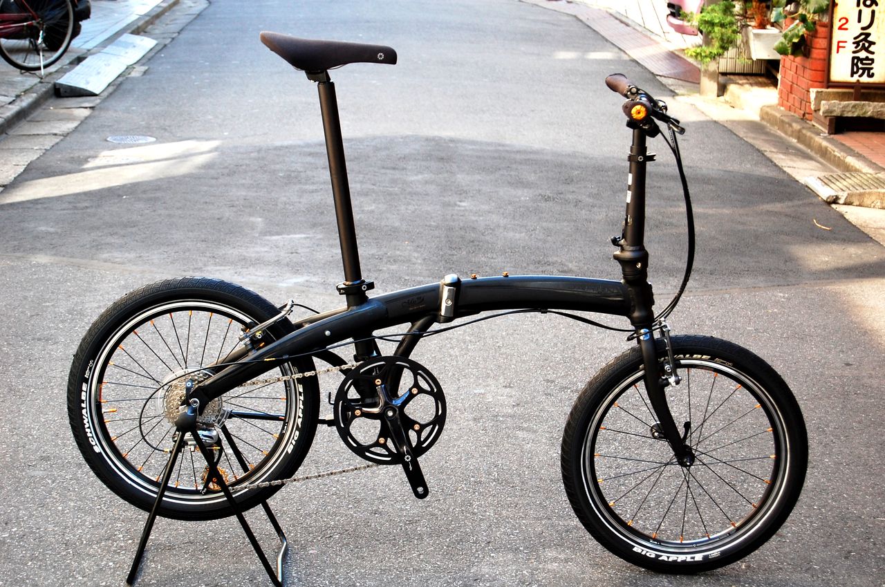 大切な LIMTED BLACK MATT P8 Mu DAHON に 【橋輪Blog を APPLE BIG 自転車本体