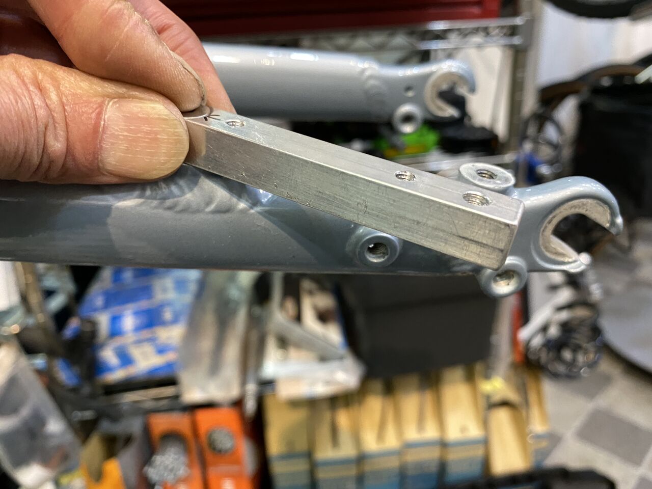 Park Tool の DT-5.2 ディスクマウントフェイシングツールの改造 Park Tool の DT-5.2 ディスクマウントフェイシングツールの改造