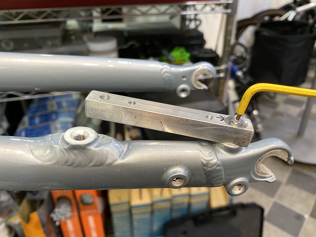 Park Tool の DT-5.2 ディスクマウントフェイシングツールの改造 Park Tool の DT-5.2 ディスクマウントフェイシングツールの改造