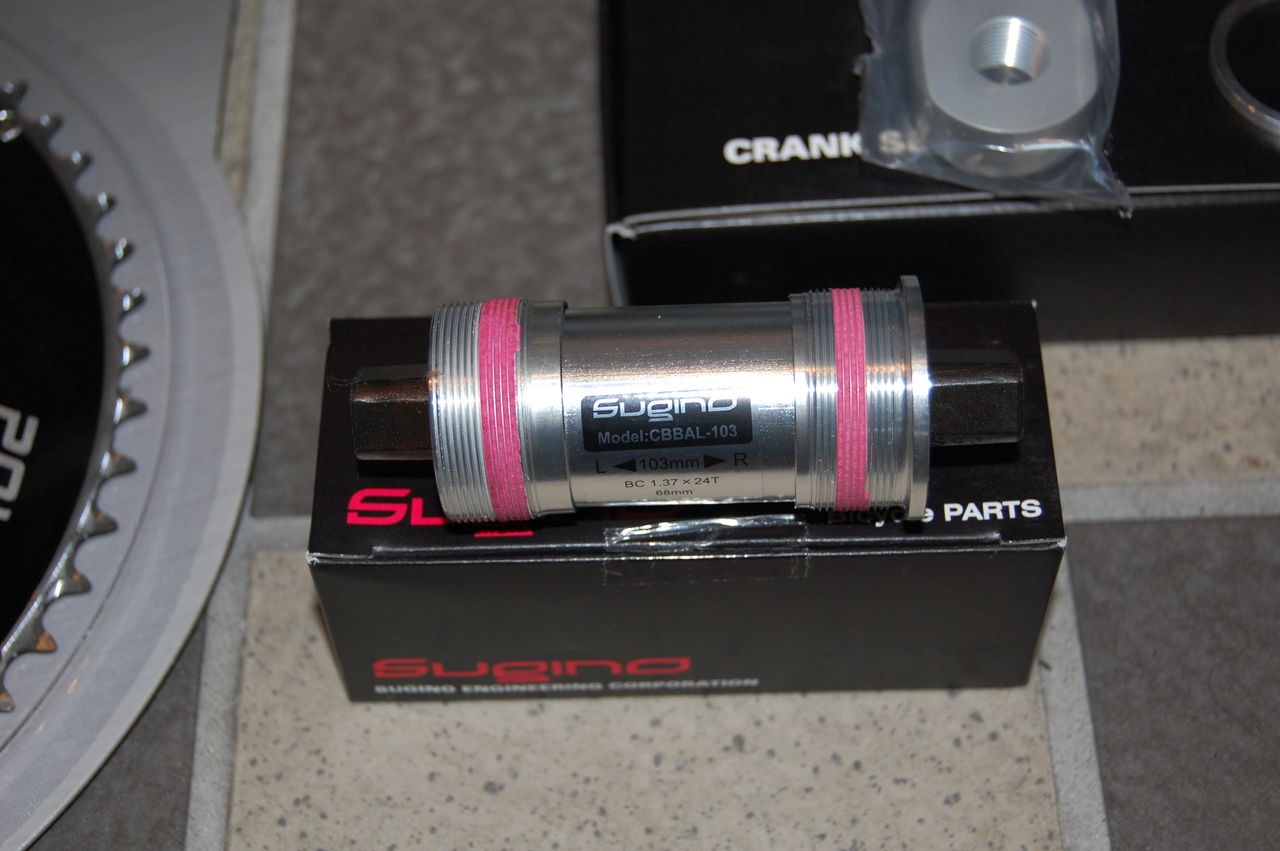 スギノBB 「CBBAL-103」 軸長103mm ハンガー幅68mm