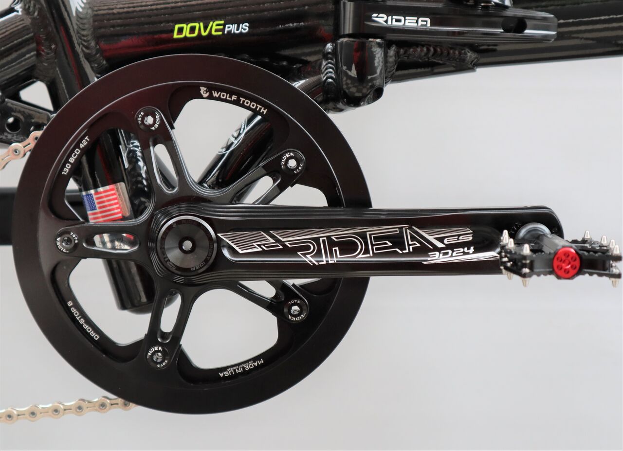 DAHON Dove Plus に RIDEA クランクを【橋輪Blog】 : 橋輪