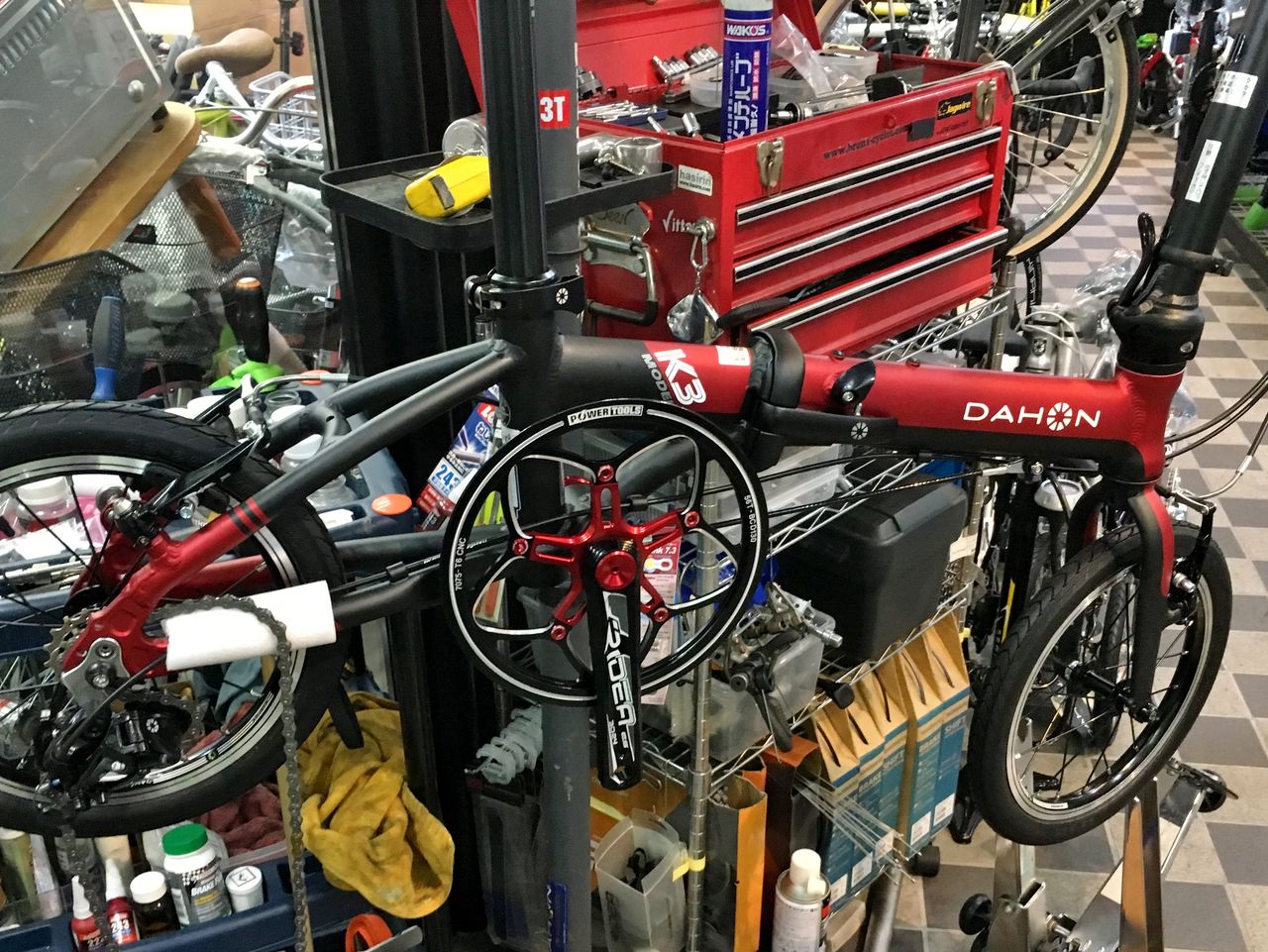 A さんの DAHON K3 カスタム (その3)【橋輪Blog】 : 橋輪