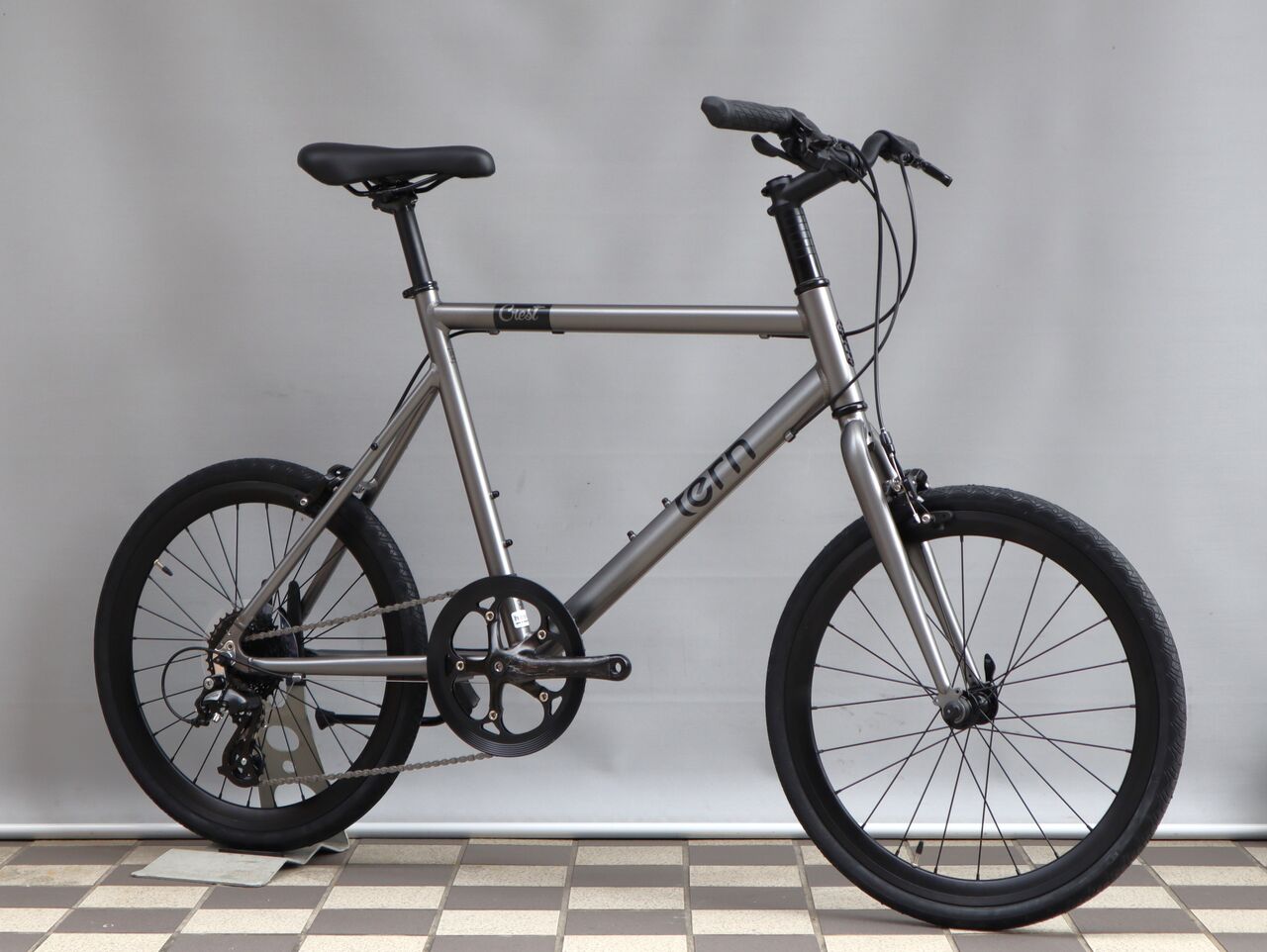 Tern ミニベロ CREST2022年式 マットガンメタル 2022 tern CREST マットガンメタル入荷！【橋輪Blog】 : 橋輪