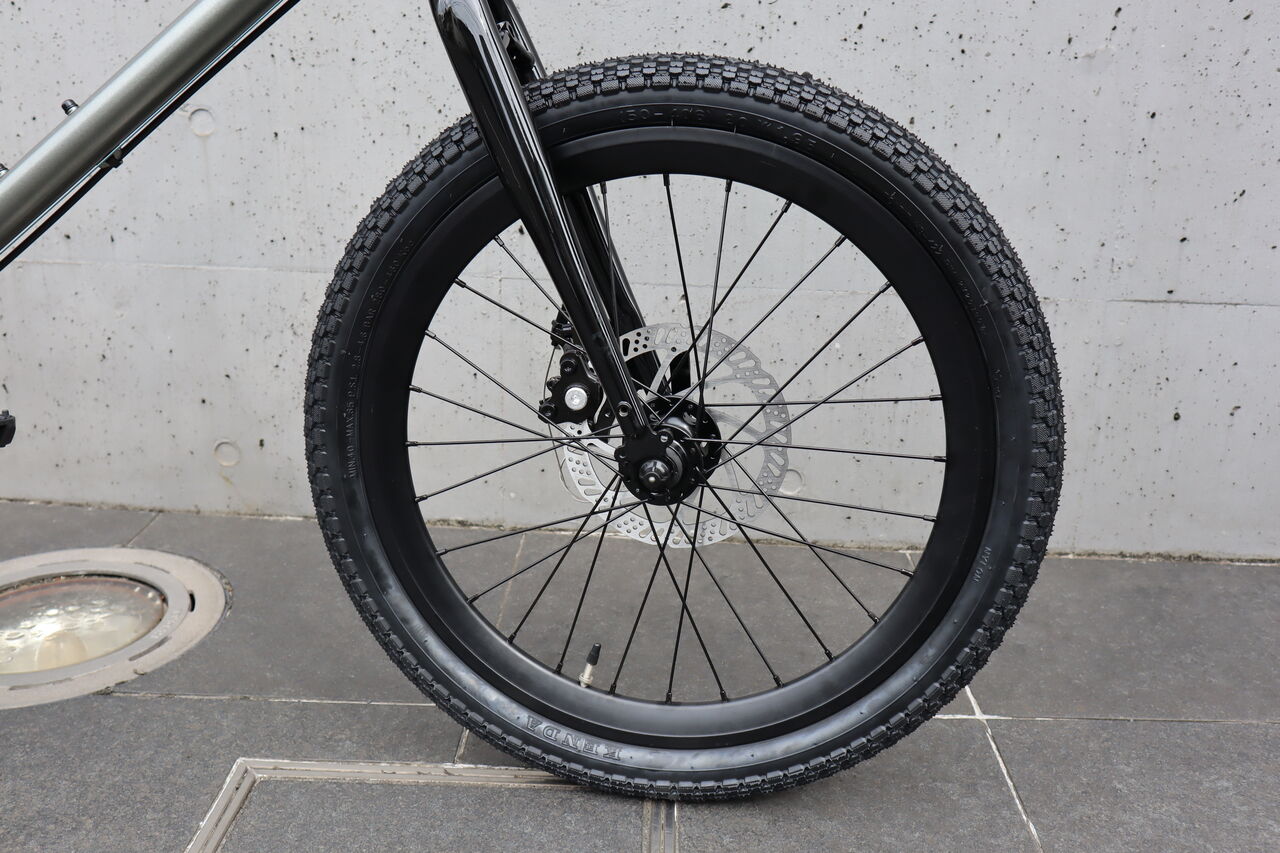 新車外し TERN AMP F1 406 ディスク ブレーキホイール スプロケ付 新車