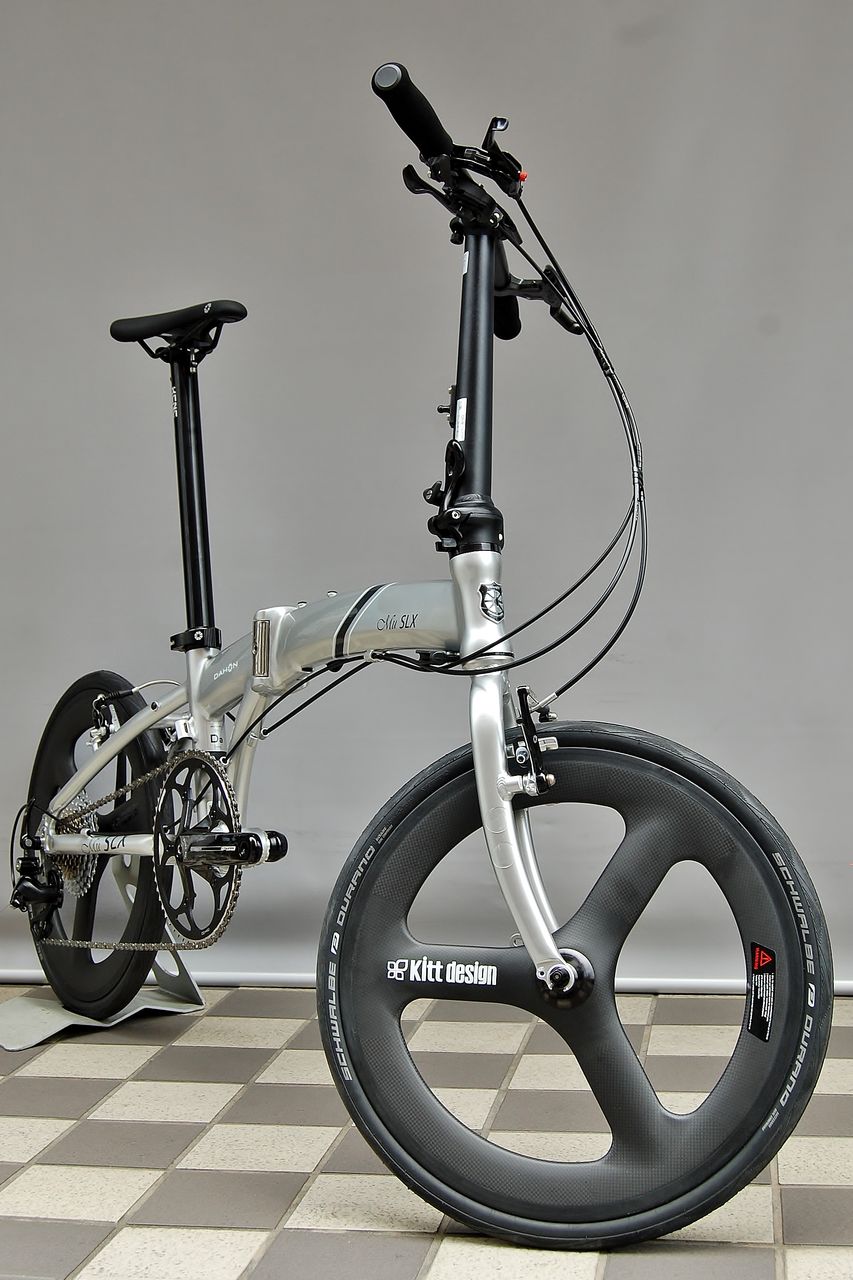DAHON Mu SLX に Kitt カーボンホイール付けてみた【橋輪Blog