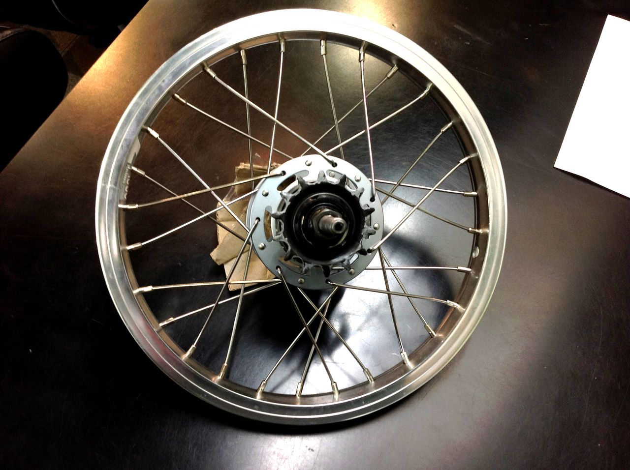 14インチ 自転車 内装3段 ホイール製作