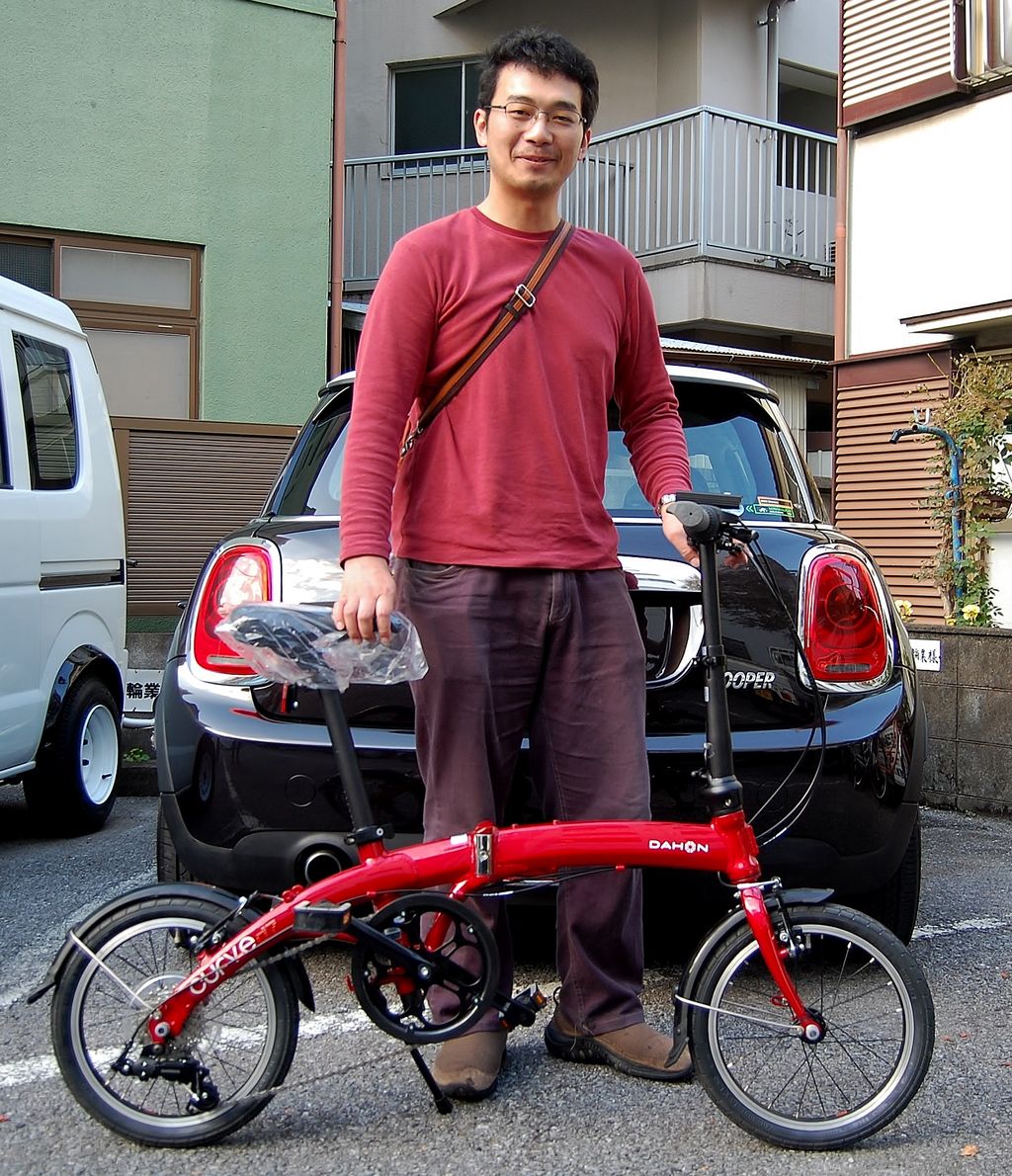 DAHON を積んで出かけよう MINI COOPER + DAHON Curve D7【橋輪 DAHON を積んで出かけよう MINI COOPER + DAHON Curve D7【橋輪