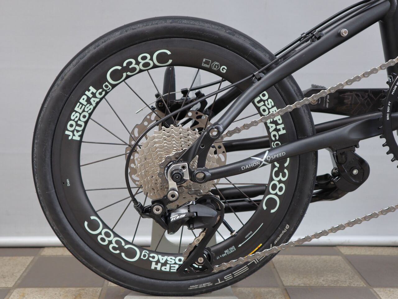 J さんの DAHON K9X が更なるパワーアップ（完成お披露目編）【橋輪
