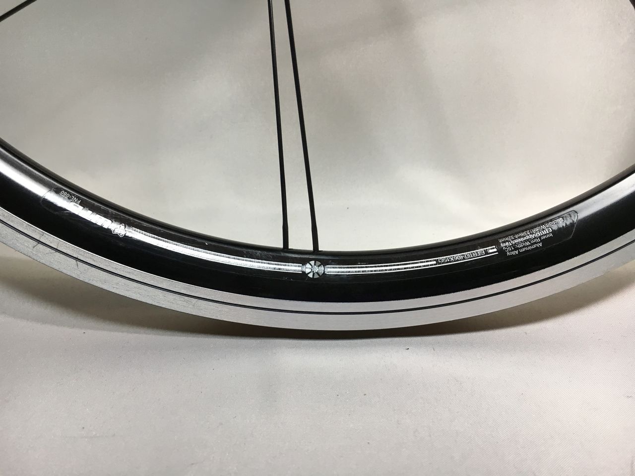 )Dahon American Classic ホイール　前後 Dahon American Classic 完組ホイール ブラック/シルバー