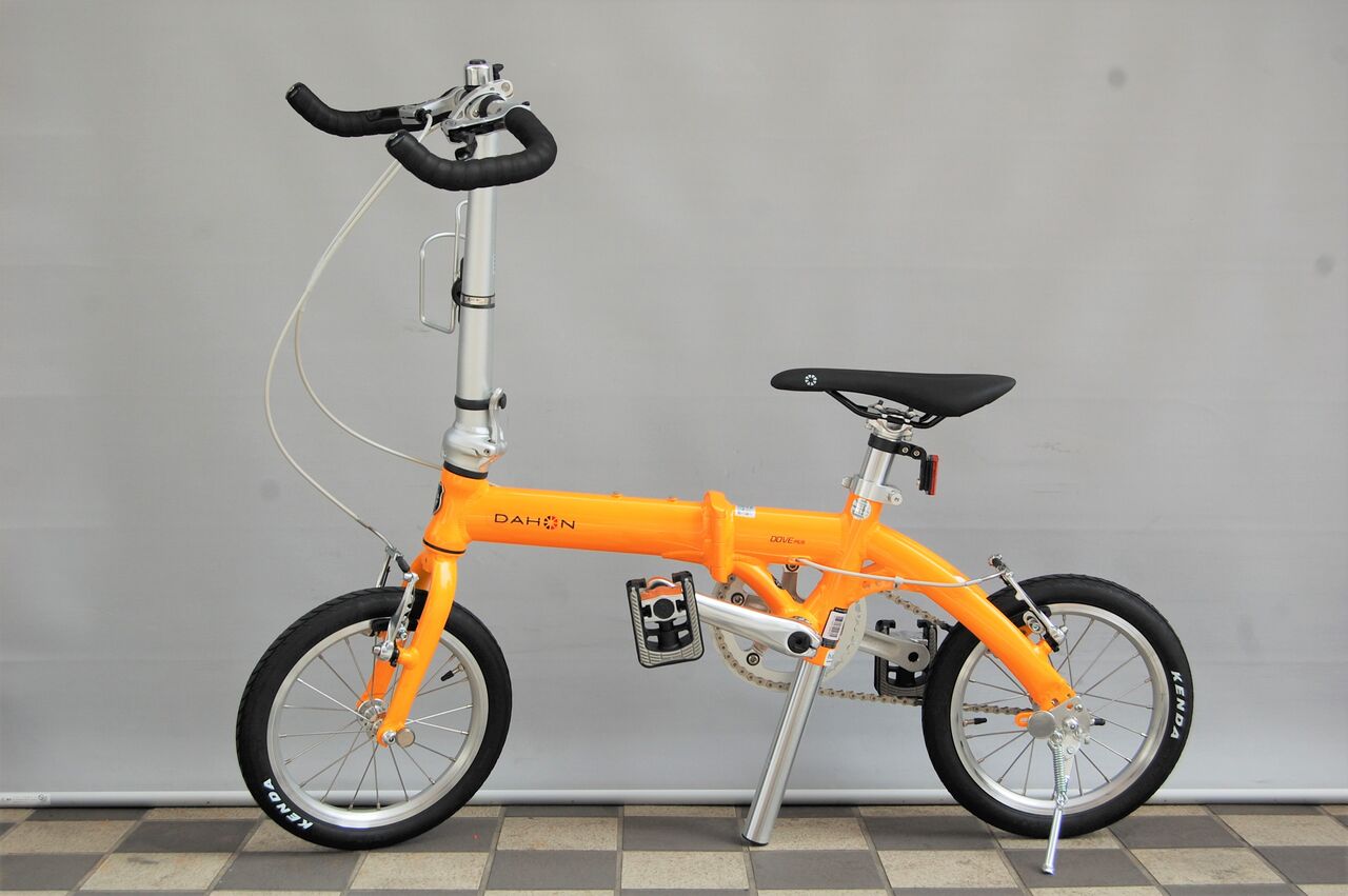 DAHON dove plus折りたたみ自転車 オレンジ DAHON製の折り畳み自転車Dove Plusが入荷いたしました。