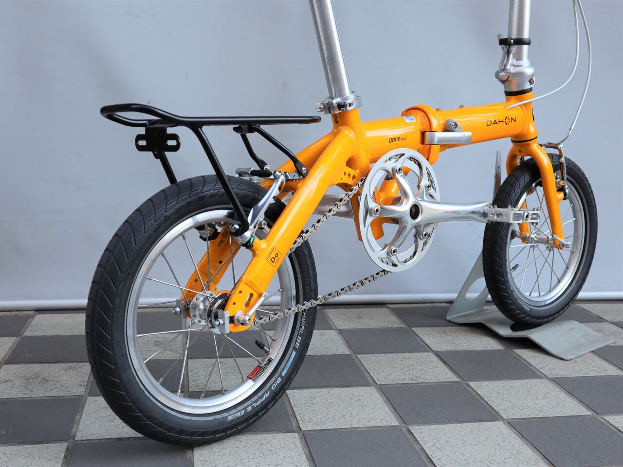 DAHON Dove Plus 2020年モデル クロームオレンジ 鍵付き