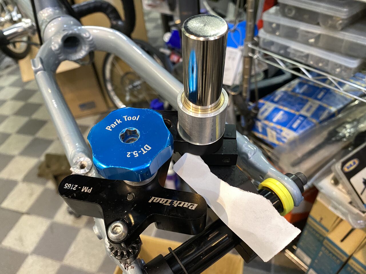 Park Tool の DT-5.2 ディスクマウントフェイシングツールの改造 Park Tool の DT-5.2 ディスクマウントフェイシングツールの改造