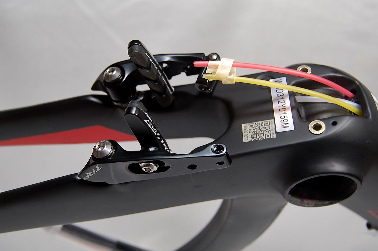TRP TTV Aero　TTバイク　ロードバイク用ブレーキ FELT B2を組む #7-2 (ブレーキ編) : 自転車“記文”